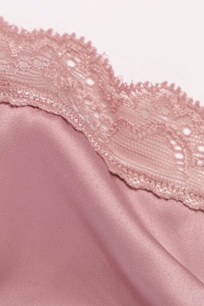 Kom Women's Sofia Satin Tank Top Dusty Rose