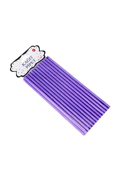 Chuva Paper Straws Purple 25 Pieces