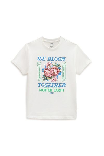 Vans Tricou pentru femei Eco Positivity Bff Tee Marshmallow