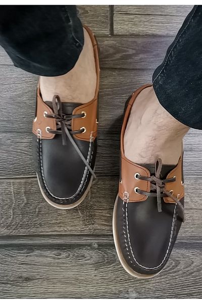 Everest Pantofi casual cu șireturi din piele naturală cu talpă termică
