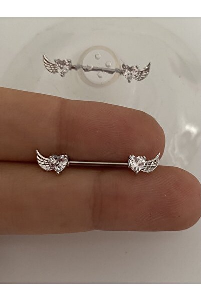 Arescollection Cerrahi Çelik Nipple Göğüs Piercing