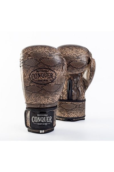 Conquer Classic Snake Boxing Gloves