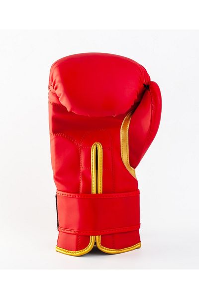 Conquer Classic Matte Red Pu Boxing Gloves