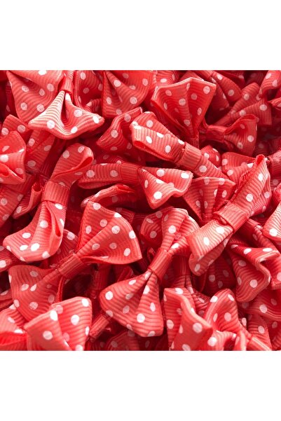 Yumuşakkeçe Groggrain Bow Πουά 50 Τεμάχια