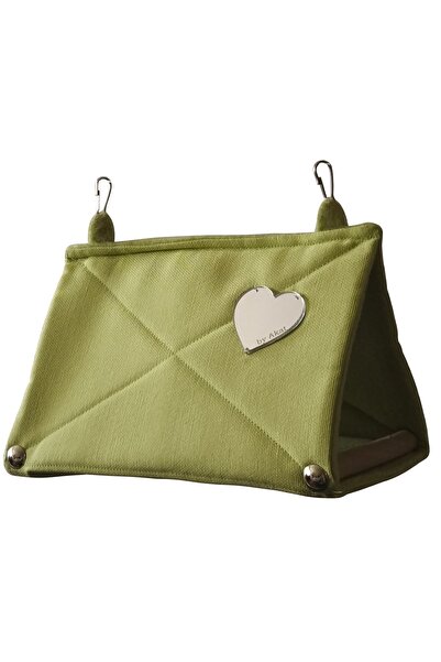 Akat Cosy أرجوحة نوم جميلة للببغاء باللون الأخضر