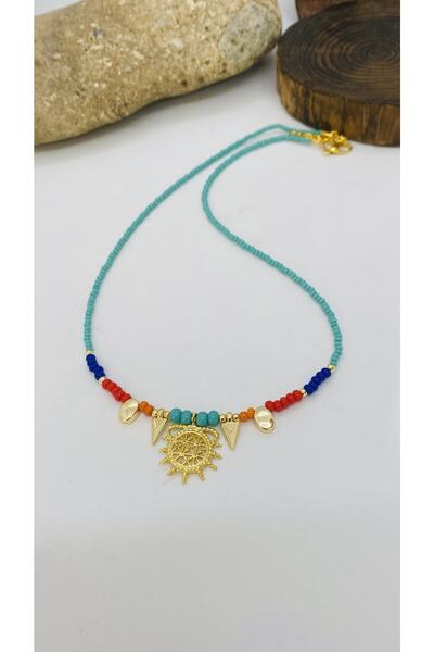 Porsuk Alternatif سلسال خرز الرمل البوهيمي البوهيمي الأصيل المصنوع يدوياً