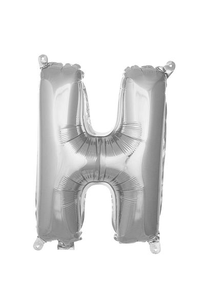 festival party store 36 Cm Foil Letter Balloon H Letter 16'' 36 Cm