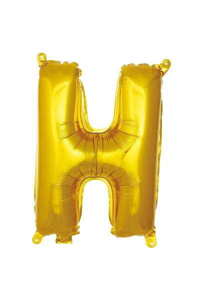 festival party store 36 Cm Foil Letter Balloon H Letter 16'' 36 Cm