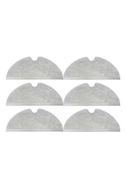 robotyedek Dreame F9 Compatible High Quality 6 Pieces Mop-Full Surface Microf...