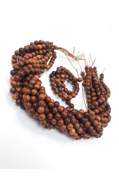 Yüksel Boncuk 8 Mm Cranberry Tree Natural String