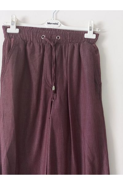 GGMM Linen Trousers - Elastic Waist