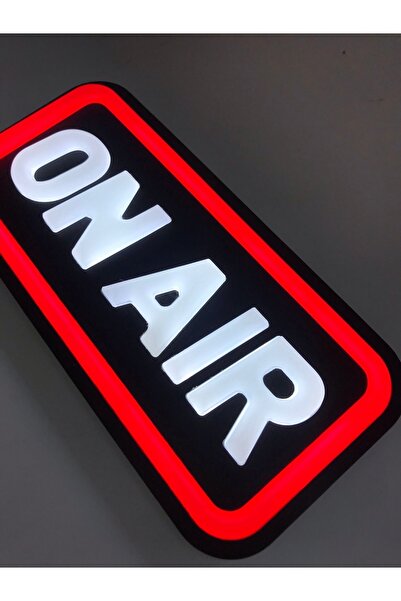 LEON IŞIK 'on Aır' Işıklı Özel Tabela - Led Ile Neon Görünümlü Tabela (25X12CM)