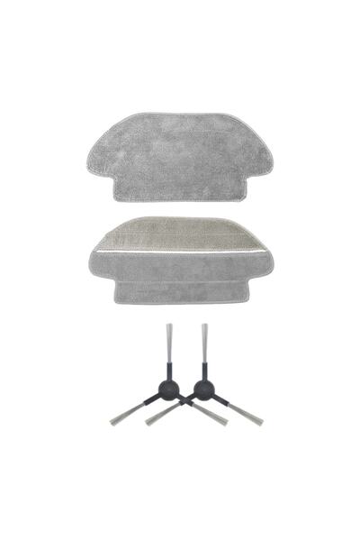 robotyedek Viomi V3 - Kit de mop și perie laterală de schimb compatibil, 4 bu...