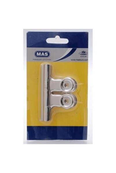 Mas Kıskac Beyaz Metal 65mm 2'lı 961