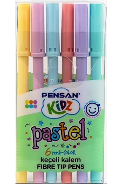 Pensan Felted Pencil 6 Pieces Kids Pastel