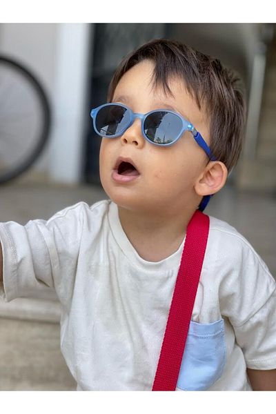 LUNOX Unisex Polarized Blue Children's Sunglasses (2-5 Years)