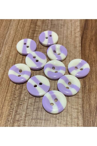 Öztürk Fan Baby Button. 1.5cm Pack of 6.