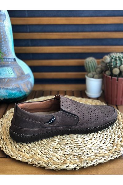 Trextone Casual Genuine Leather Nubuck Adult Summer Handmade Sandal Men's Shoes