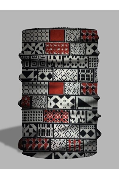 LU&MA Геометричний візерунок на комірці - Baf