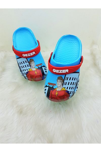 GEZER Sandale cu papuci încrucișați pentru băieți Super Hero
