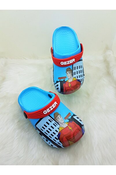 GEZER Sandale cu papuci încrucișați pentru băieți Super Hero