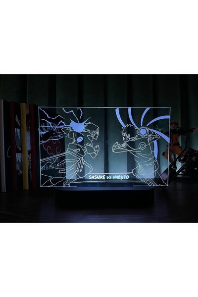 PETRADESIGN Naruto - Sasuke Chidori Vs Naruto Rasengan Anime Masa Lambası