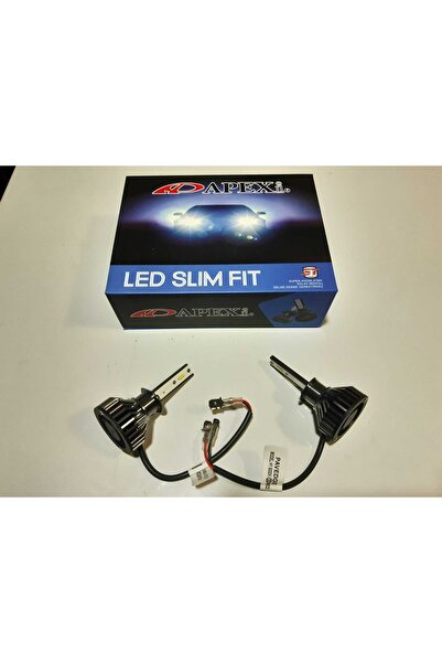 APEXİ H3 Slim Fit Led Xenon H3 Led Xenon 6000 Kelvin Beyaz Renk Yanar