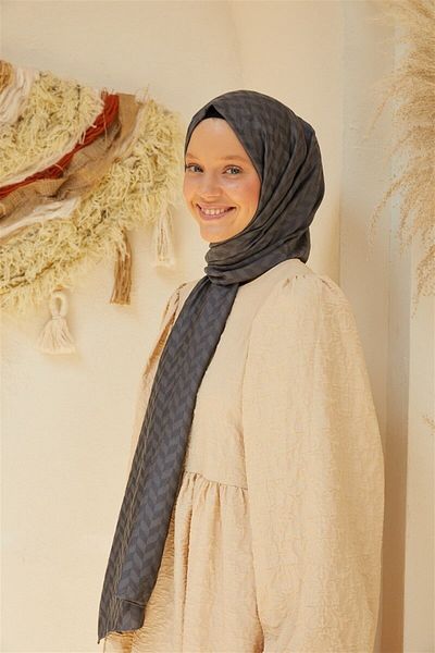 Şalland Freya Shawl Series Anthracite