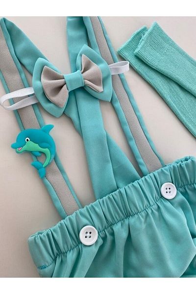 tubibebe Water Green Cakepatlatmaca - Cakesmash - Photo Shoot Costume - Party Dress