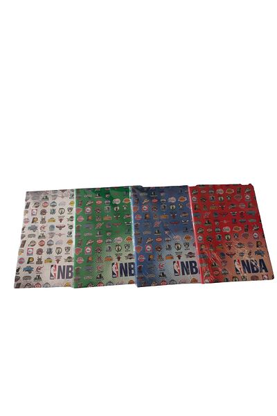 Mynote Nba 4-Piece Notebook Set - 2 Plaids and 2 Lines - 60 Sheets
