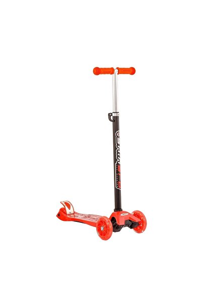 Genel Markalar St249 3 Teker Işıklı Maxi Scooter Kırmızı