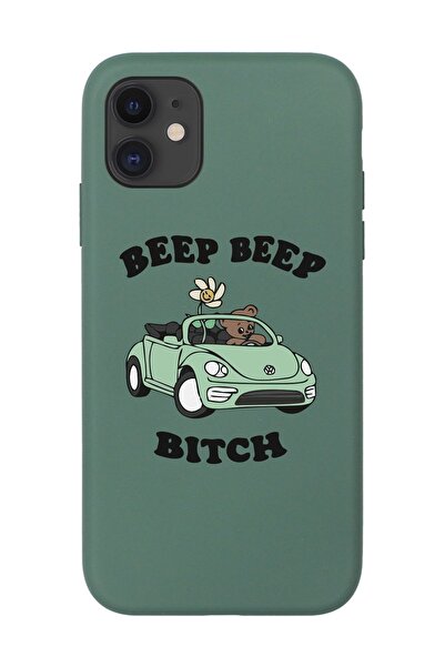 shoptocase Iphone 11 Uyumlu Beep Beep Tasarımlı Lansman Telefon Kılıfı
