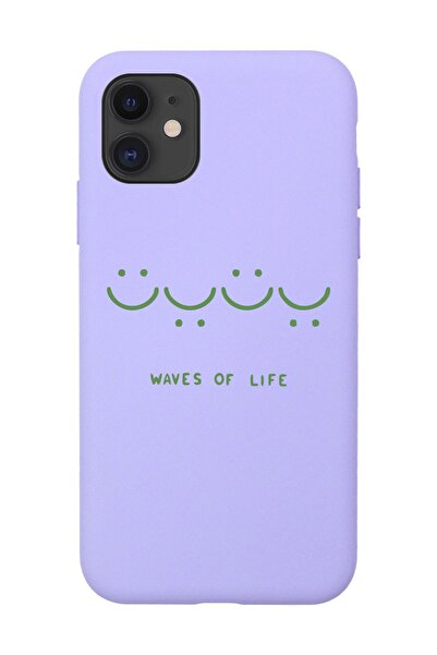shoptocase Iphone 11 Uyumlu Waves Life Tasarımlı Lansman Telefon Kılıfı