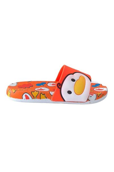 GEZER 14164 Orange Chick Children's Anti-Slip Beach Slippers