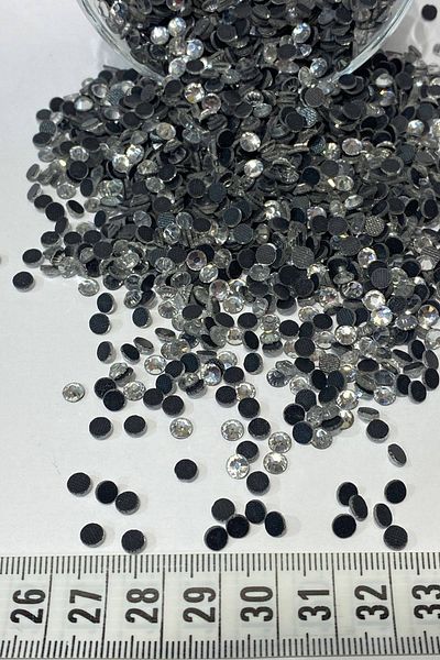 Hobigram Πέτρα με σιδερένια κόλλα διάφανη Ss20 5 mm 25 γραμμάρια – χάντρες, κομψό σχέδιο, γυναικείο αξεσουάρ – χάντρες