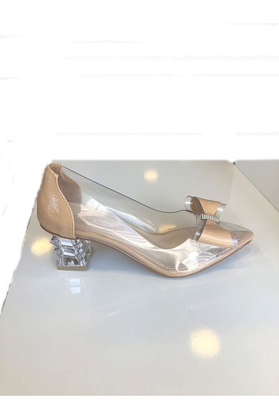 Pandora Nut Transparent Heeled Stilette
