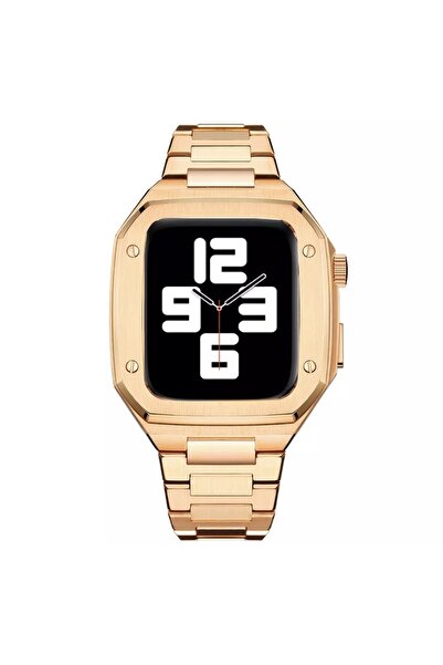 LIMD Apple watch uyumlu 44 mm steel loop kasa ve kordon