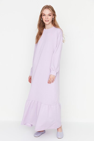 Trendyol Modest Dress - Purple - Smock dress