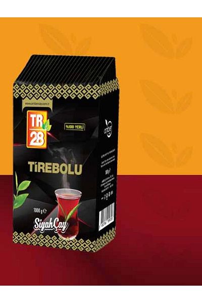 Amber 28 Black Tirebolu Tea - 1000 Gr, May Filling