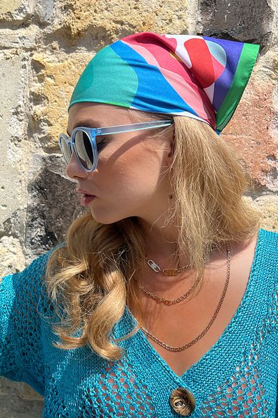 Trend Alaçatı Stili Bandana - White - Casual