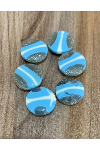 Öztürk Core Polyester Baby Button 1.5cm Pack of 6