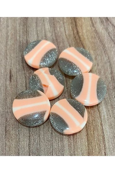 Öztürk Core Polyester Baby Button 1.5cm Pack of 6