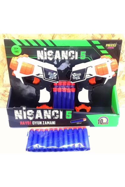 Şeker Adası 12 Mermi Hediyeli Nerf Blaze Storm Yumuşak Sünger Mermi Fırlatan ...