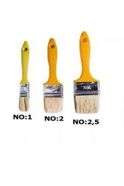Şahin Cut Brush Set of 3 No:1 No:2 No:2,5 Paint Brush