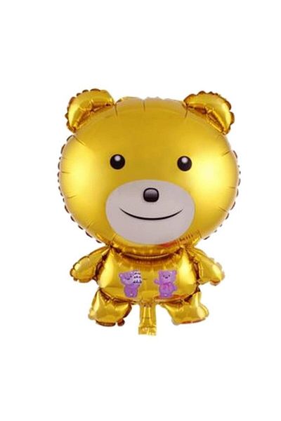 booddie Cute Yellow Bear Foil Balloon Birthday Concept & Animal Figured Party Balloon (52*69 cm)