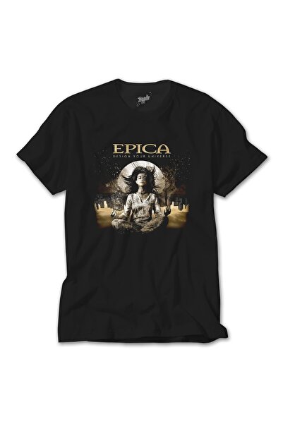 Z zepplin تيشيرت Epica Design Your Universe الأسود