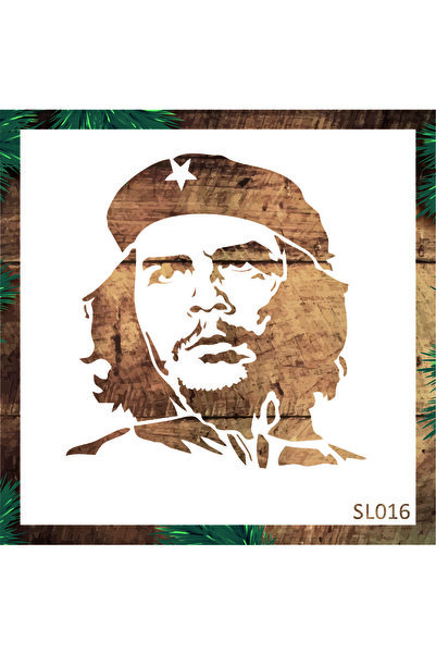 STENCİLTASARIM Stencil Tasarım Sl016 Che Guevara- Dekoratif Duvar, Fayans Ve ...
