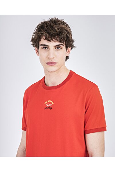 PAUL&SHARK Men's Knitted T-shirt C.wCotton