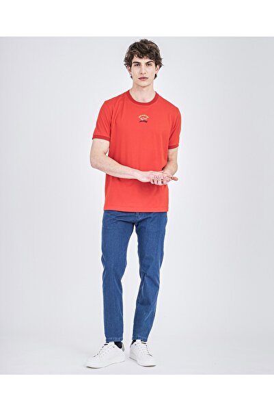 PAUL&SHARK Men's Knitted T-shirt C.wCotton