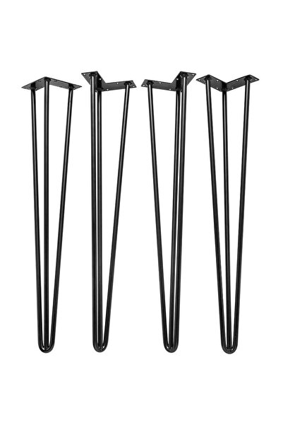 CİHAD FERFORJE Metal Masa Ayakları 4 Adet Üniversal 70 Cm